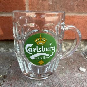 Various Vintage beer mugs, cups and flutes